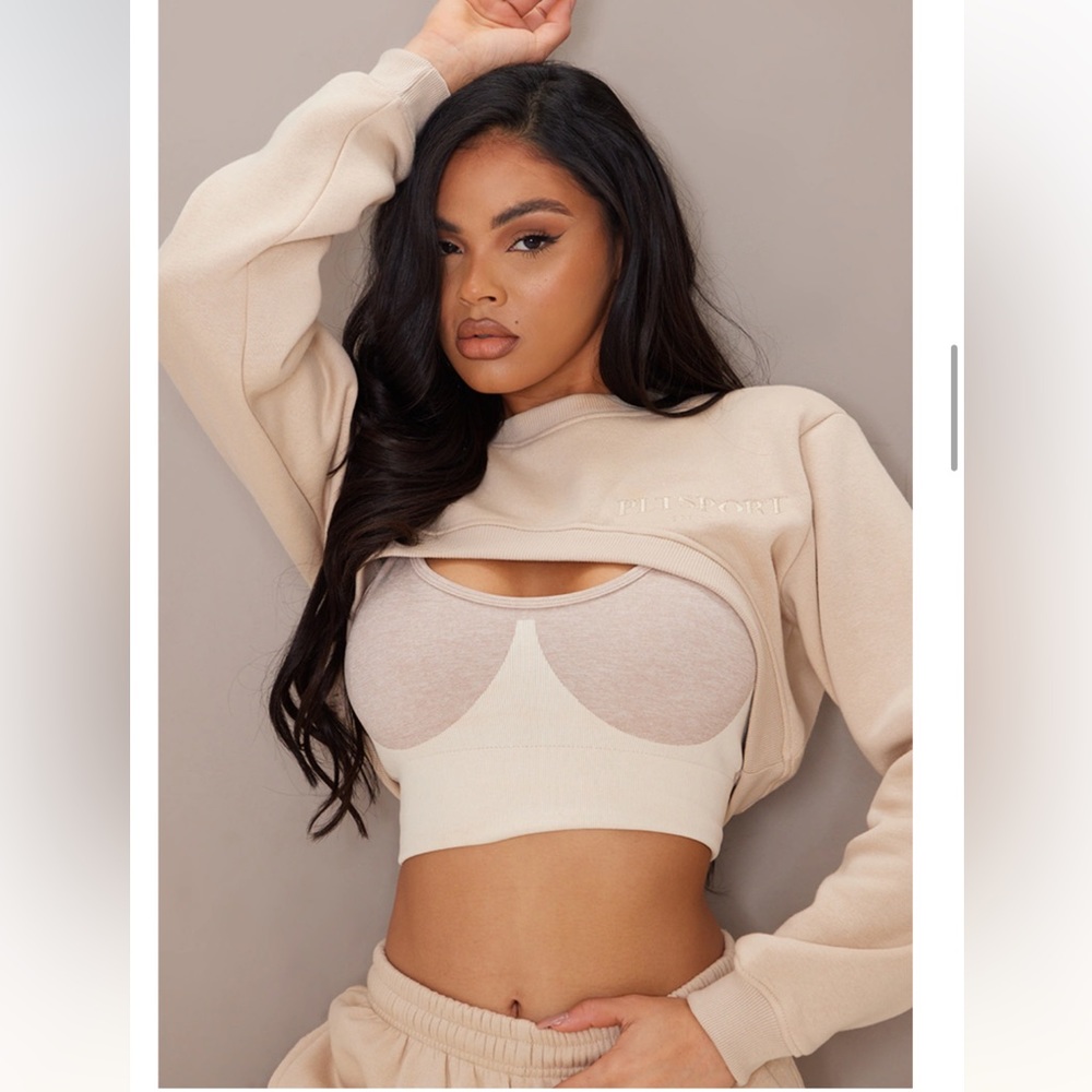 Cropped sweatshirt